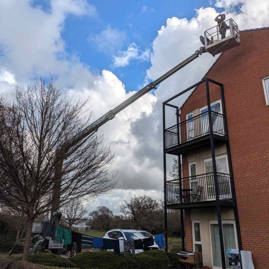Cherry Picker Hire for Roof & Chimney Access